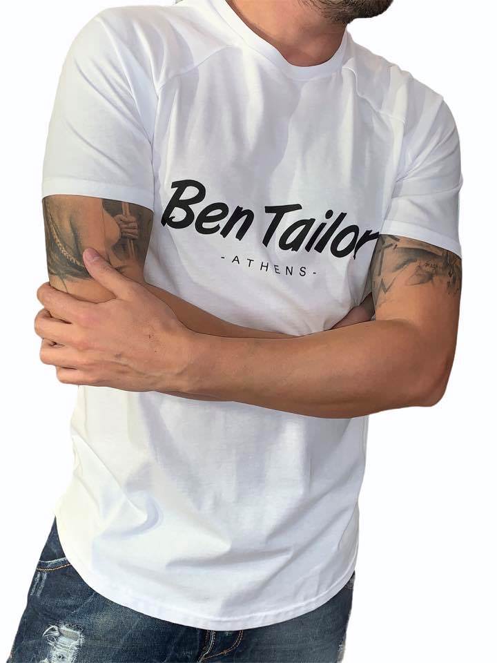 Ben Tailor Μπλούζα λευκή κοντομάνικη 205055