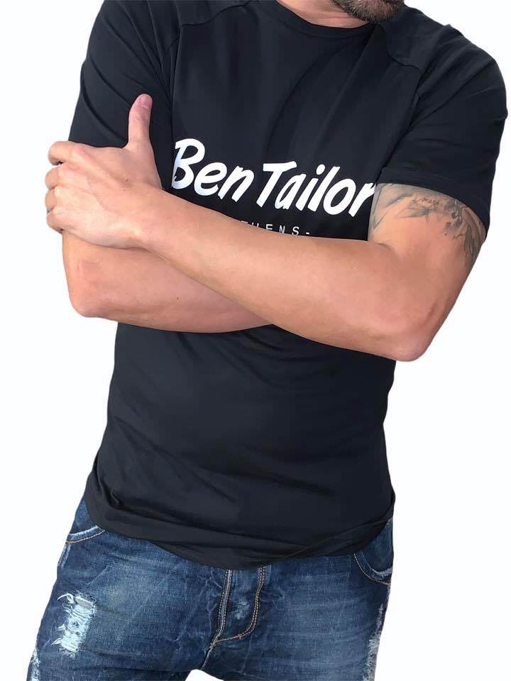 Ben Tailor Μπλούζα μαύρη κοντομάνικη 205055