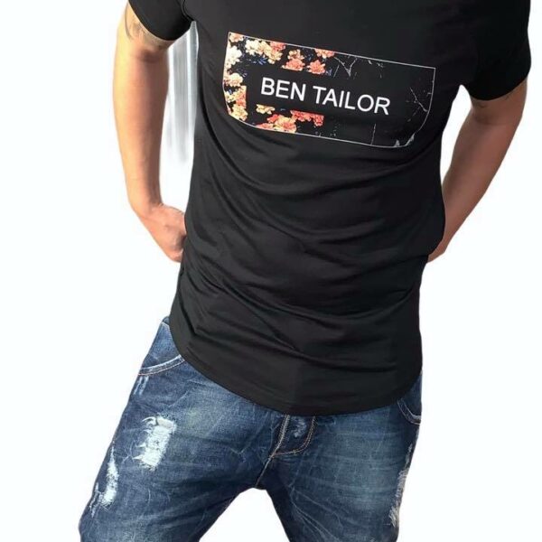 Ben Tailor t-shirt μαύρο 205096