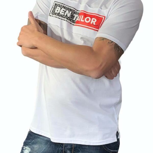 Ben Tailor t-shirt λευκό 205101