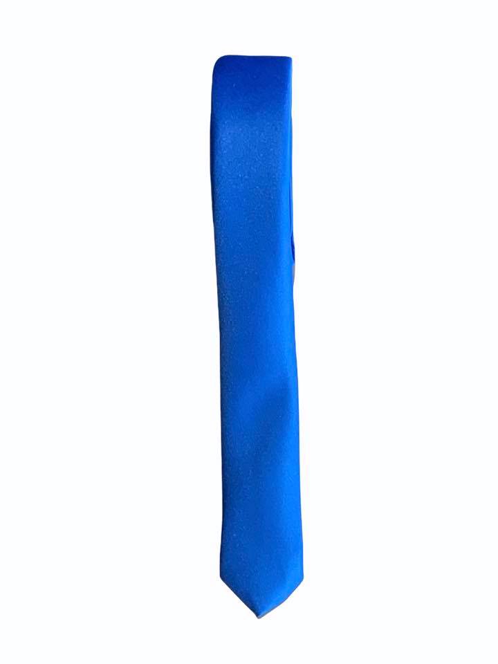 Γραβάτα λεπτή χρώμα ρουά G-01