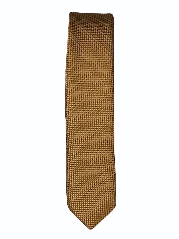 Γραβάτα λεπτή χρώμα ταμπά G-06