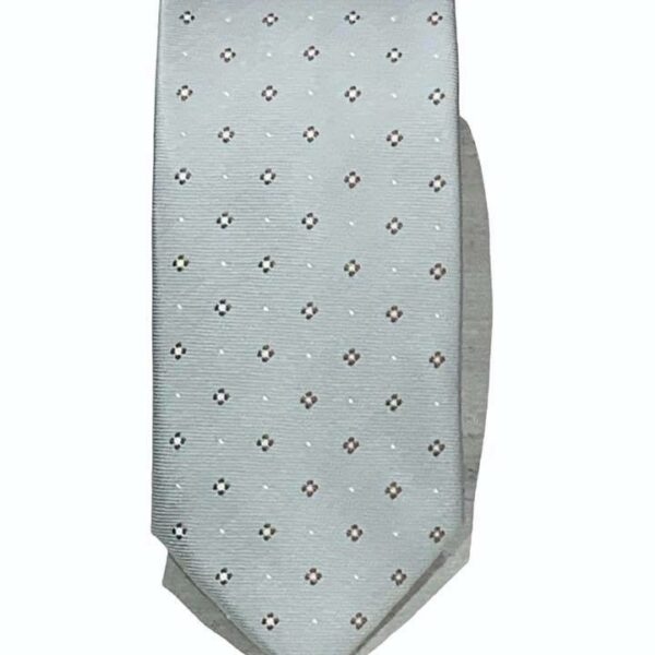Γραβάτα χρώμα ασημί G-16